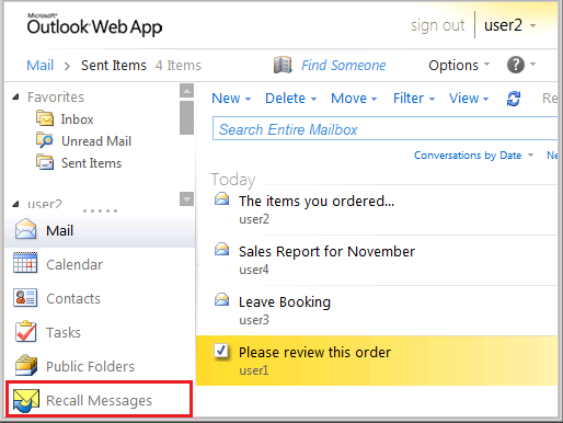 how to recall an email in outlook without recipient knowing