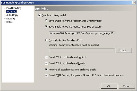 SCL Archiving