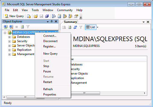MS SQL 2005 Server