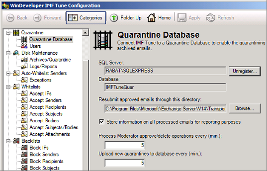 Quarantine  Quarantine Database